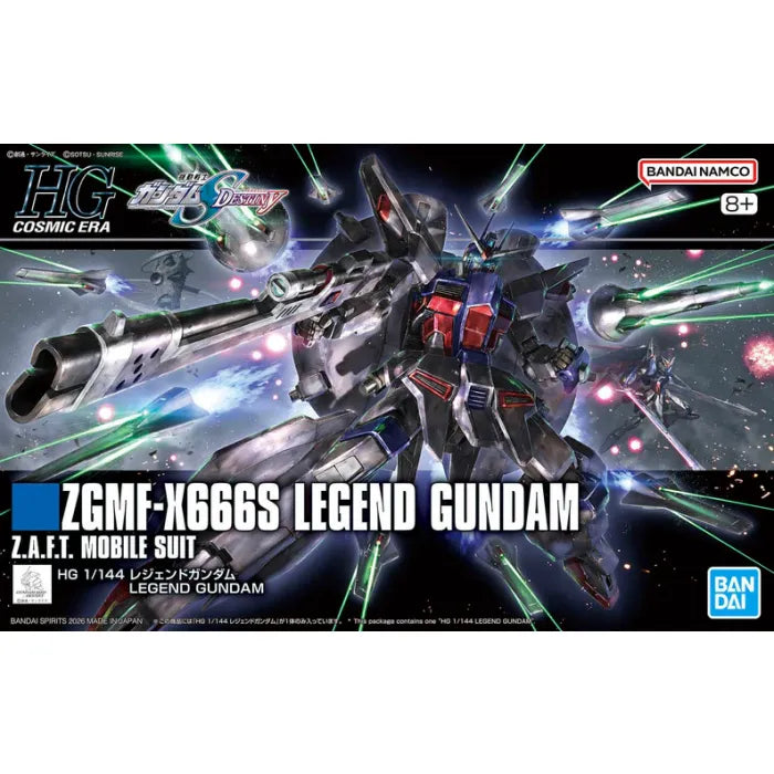 HG 1/144 ZGMF-X666S Legend Gundam "Mobile Fighter G Gundam"