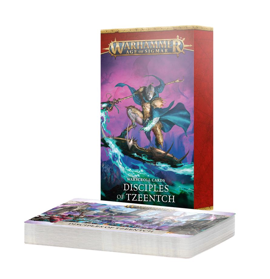 Warscroll Cards Disciples of Tzeentch