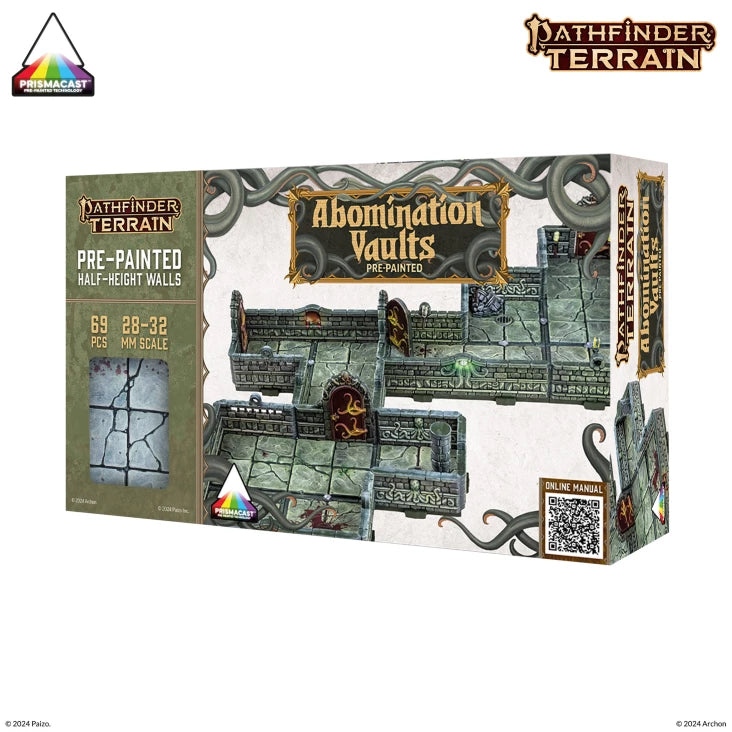 Abomination Vaults Prismacast Pre Painted Dungeons & Lasers Terrain