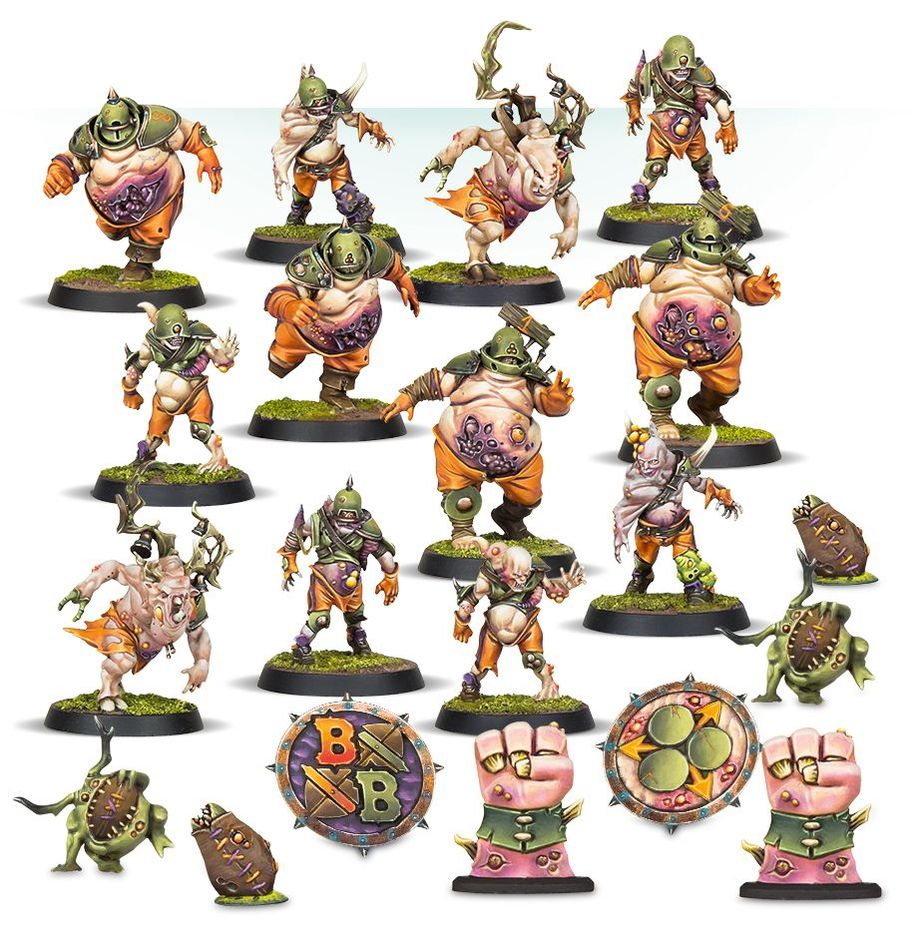 Blood Bowl Nurgle Nurgles Rotters
