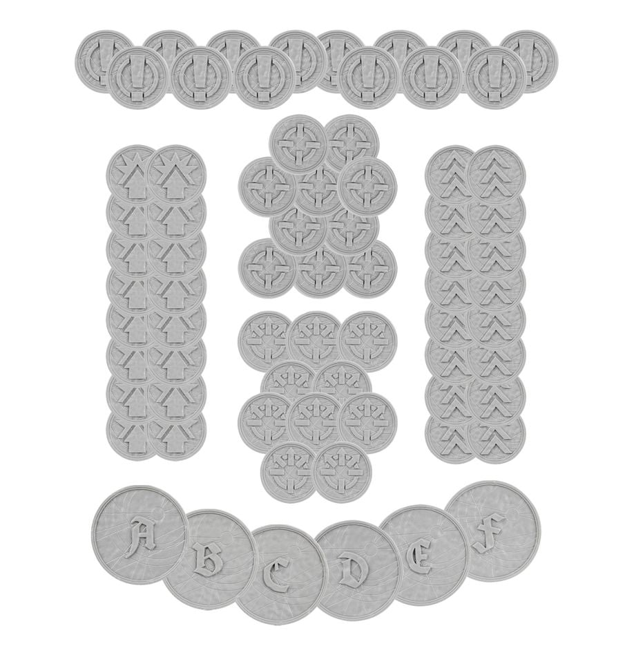 Order Tokens and Objective Markers Legions Imperialis
