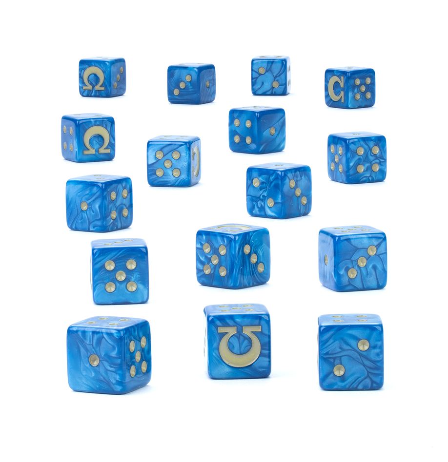 その他 Warhammer 40,000 Ultramarines Dice Ultramarines Dice – Game Bunker