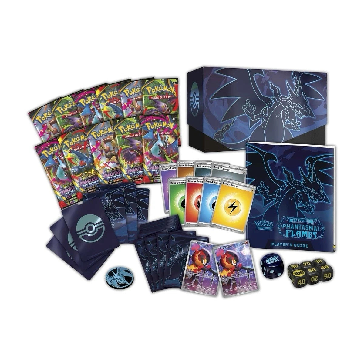 pokemon cards elite trainer box Pokemon Phantasmal Flames Elite Trainer Box ETB – Game Bunker