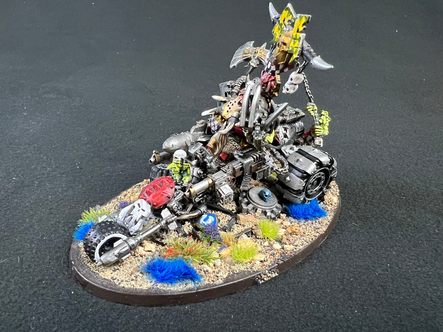 Painted Ork Deffkilla Wartrike (group 1) Warhammer 40k