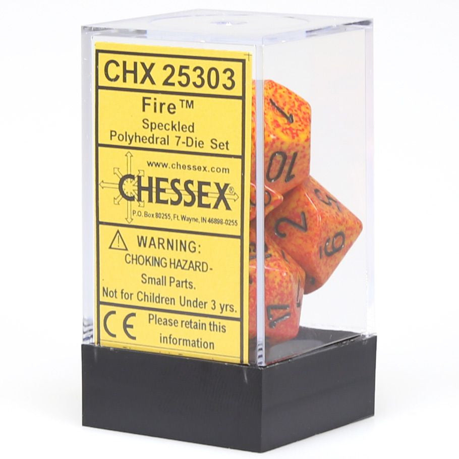 Chessex D&D Dice Speckled Fire