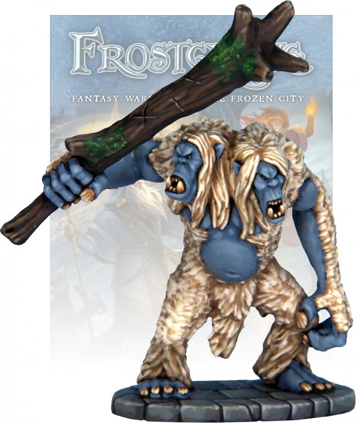 Frostgrave: Two Headed Snow Troll