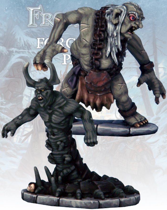 Frostgrave: Failing Wretch and Chilopendra