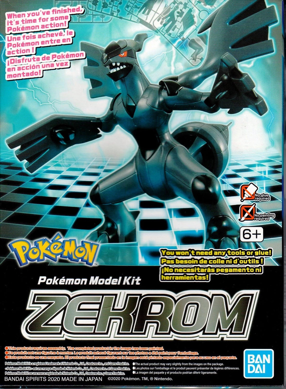 Bandai Pokepla Quick Zekrom Pokemon
