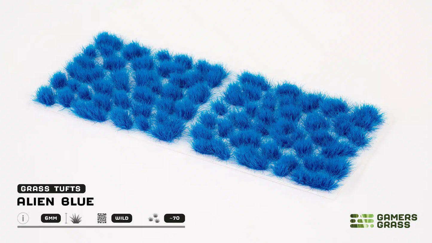 Alien Blue 6mm Tuft Gamers Grass