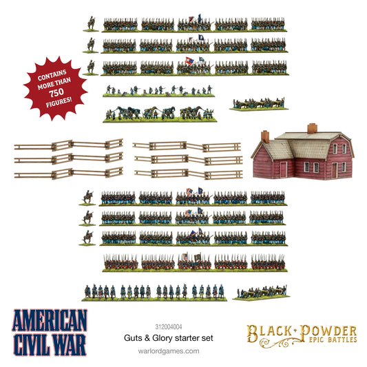 Black Powder Epic Battles-American Civil War Guts & Glory Starter Set