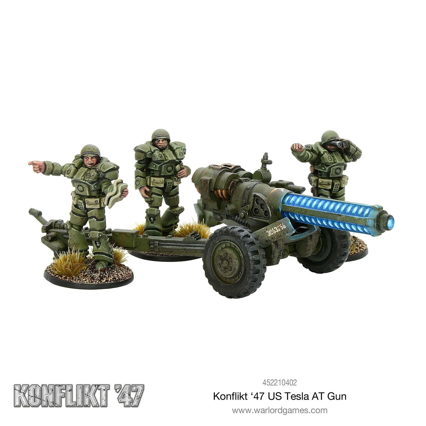 US M17 Tesla Cannon Team