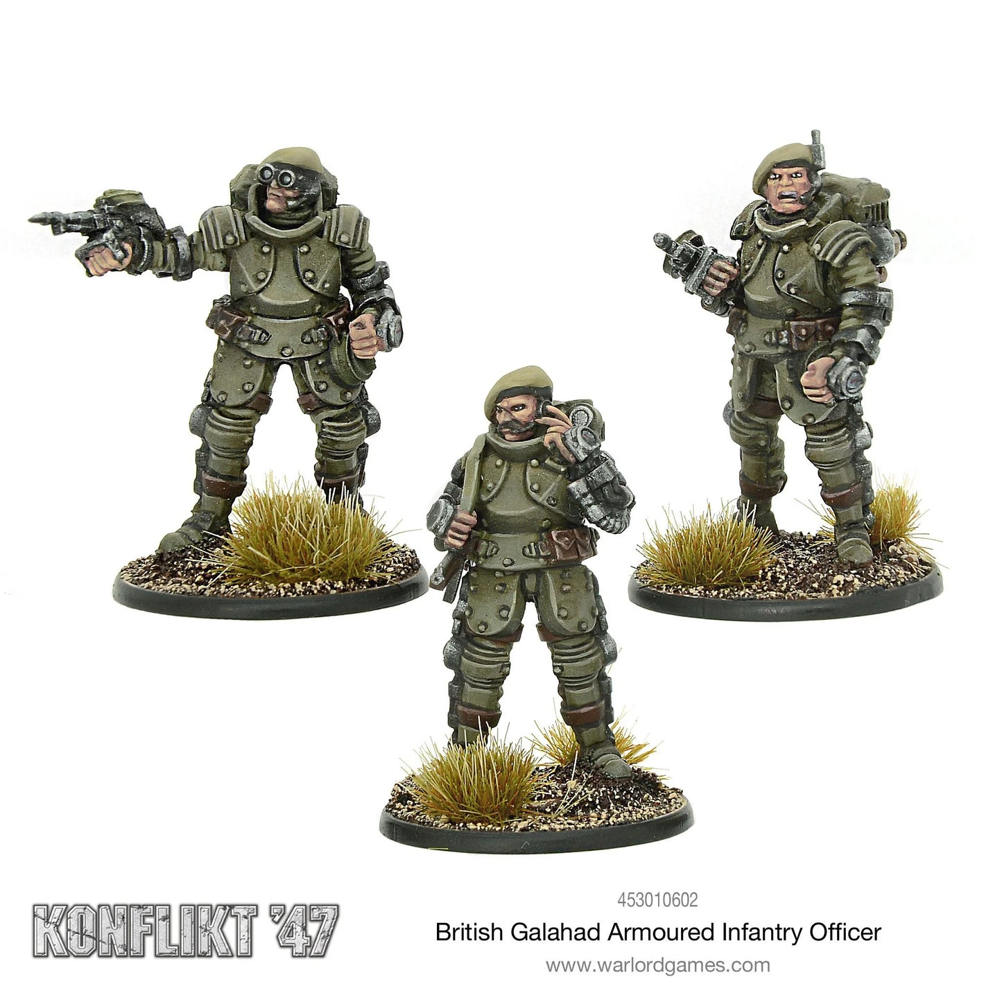 British Galahad Infantry Officers
