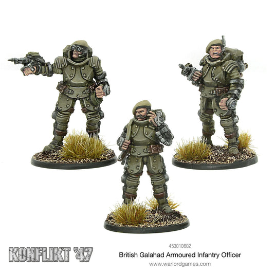 British Galahad Infantry Officers