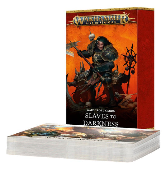 Warscroll cards Slaves to Darkness