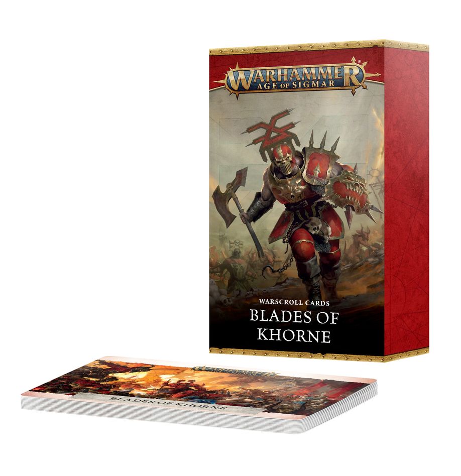 Warscroll Cards Blades of Khorne