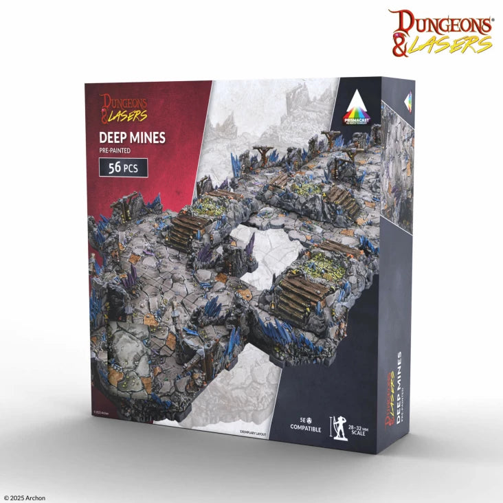 Deep Mines Prismacast Dungeons & Lasers Pre Painted Terrain