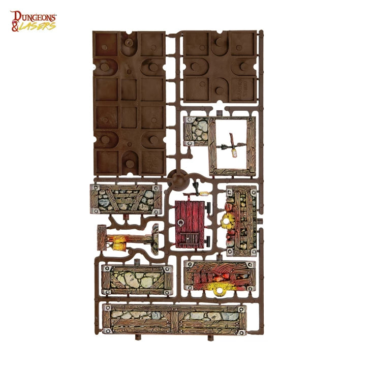 Dwarven Mine Prismacast Pre Painted Dungeons & Lasers Terrain