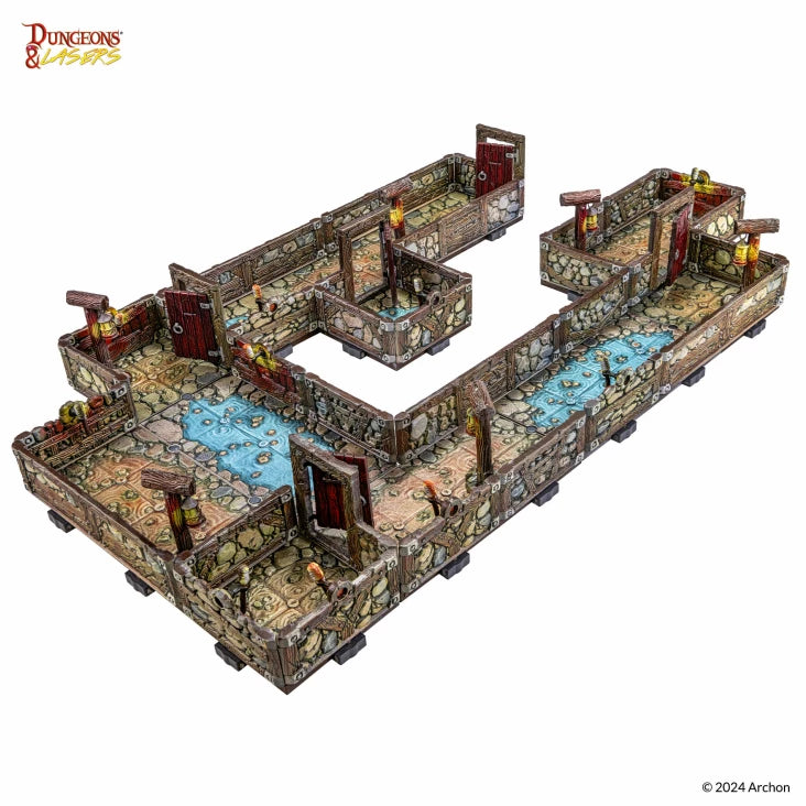 Dwarven Mine Prismacast Pre Painted Dungeons & Lasers Terrain