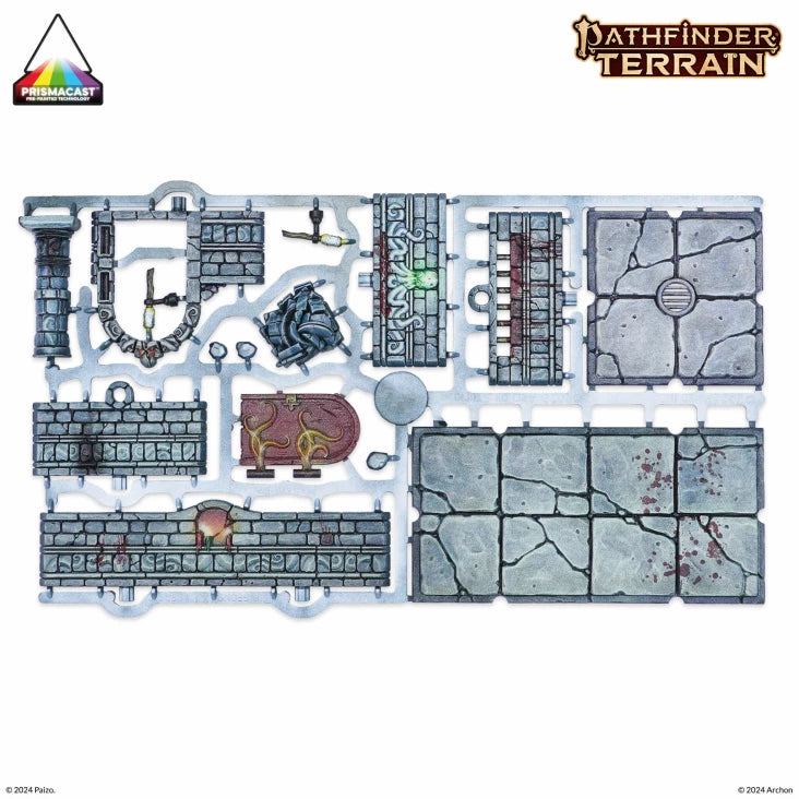 Abomination Vaults Prismacast Pre Painted Dungeons & Lasers Terrain