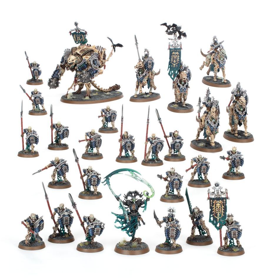Warhammer Age Of Sigmar - Painted Ossiarch Bonereapers Army