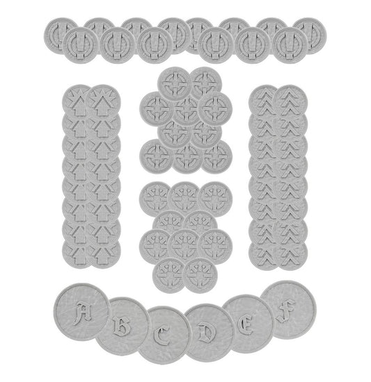 Order Tokens and Objective Markers Legions Imperialis