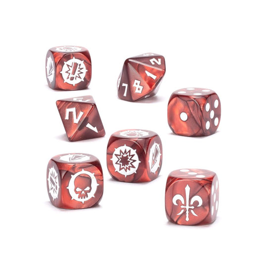 Blood Bowl Bretonian Team Dice Set