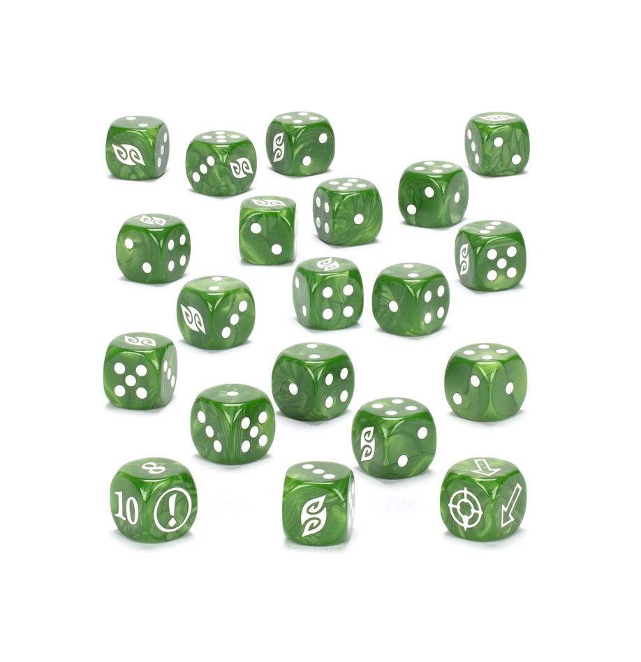 Wood Elf Realms Old World Dice Set