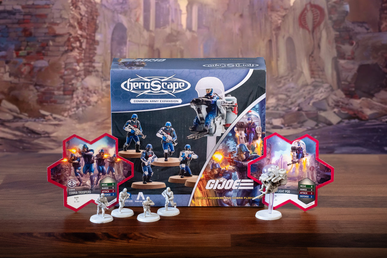 G.I. Joe Heroscape: Cobra Troopers & Cobra Flight Pod Common Army Expansion