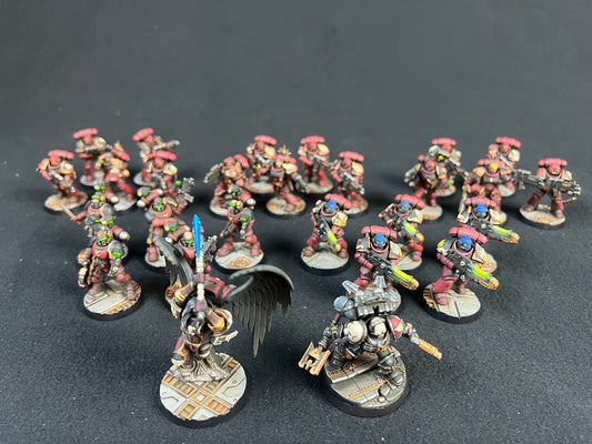 Charity Painted Blood Angels Army Warhammer 40k