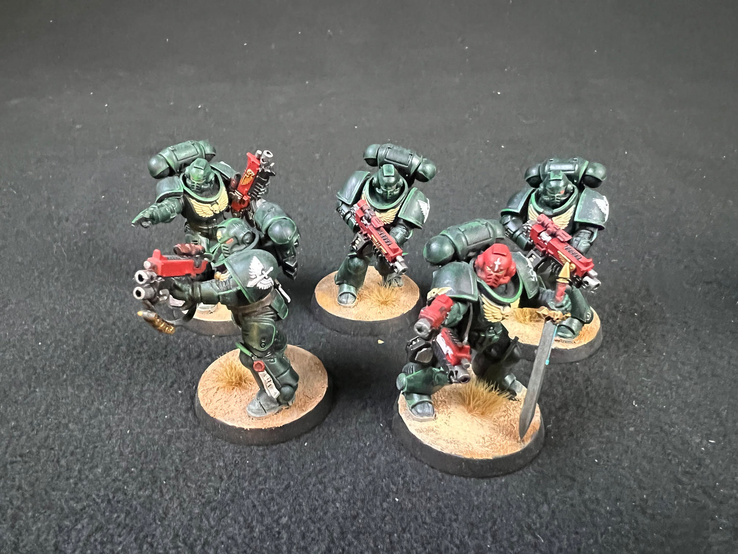 Painted Dark Angels Army Warhammer 40k