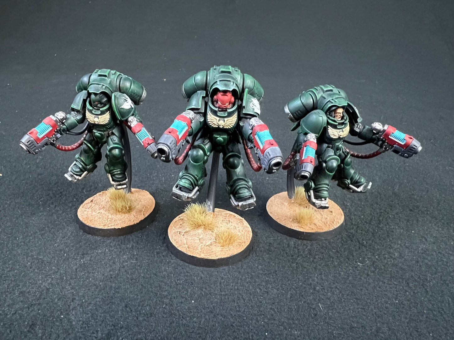Painted Dark Angels Army Warhammer 40k