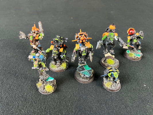 5x Painted Ork StormBoyz (group 2) Warhammer 40k