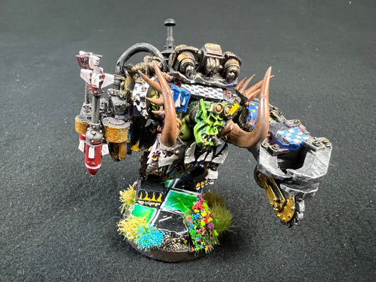 Painted Ork Warboss in Mega Armour (group 1) Warhammer 40k