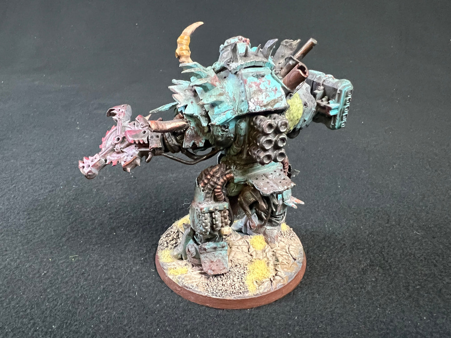Painted Ork Warboss in Mega Armour (group 2) Warhammer 40k