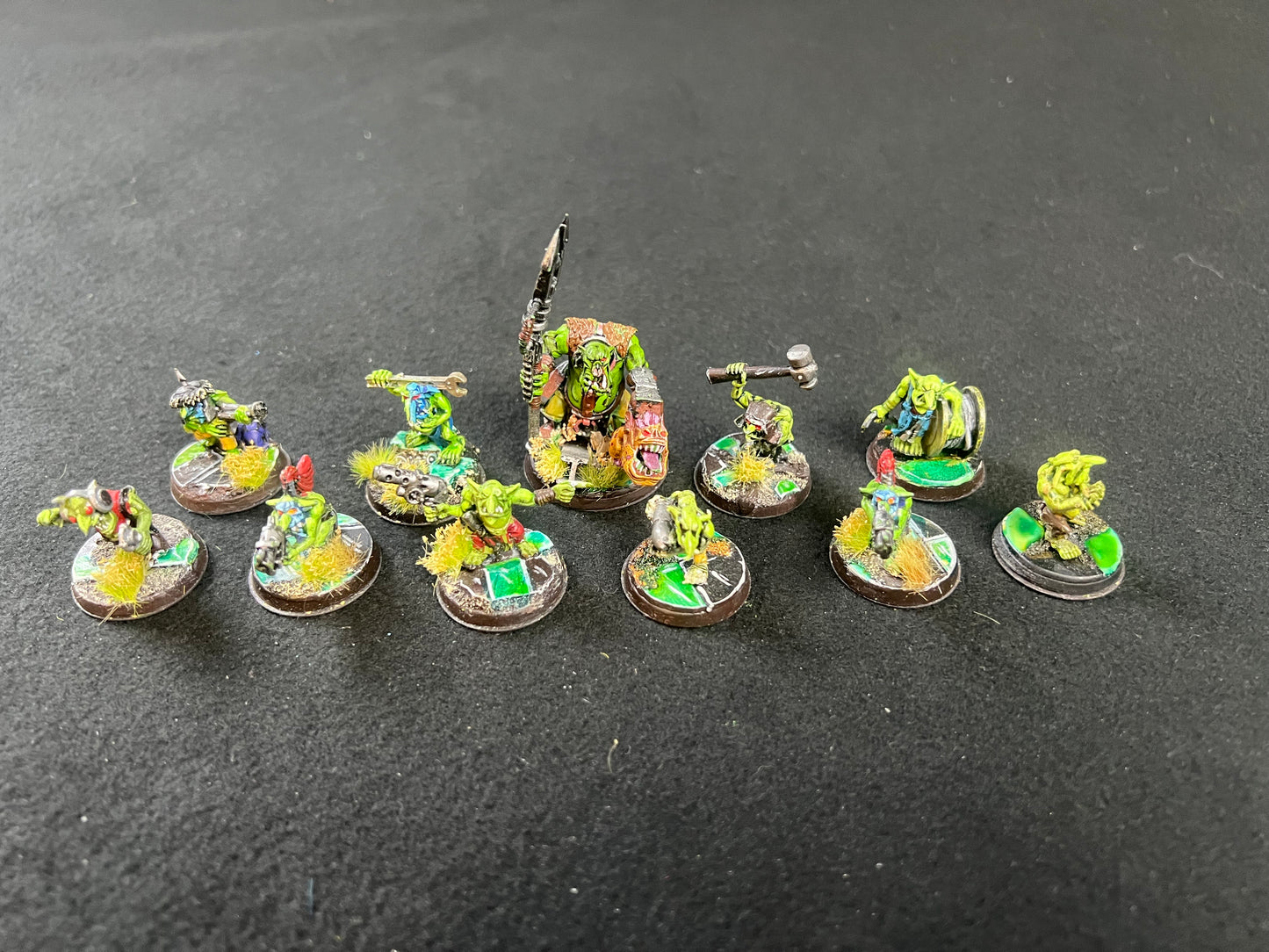 10x Painted Ork Getchin (group 2) Warhammer 40k
