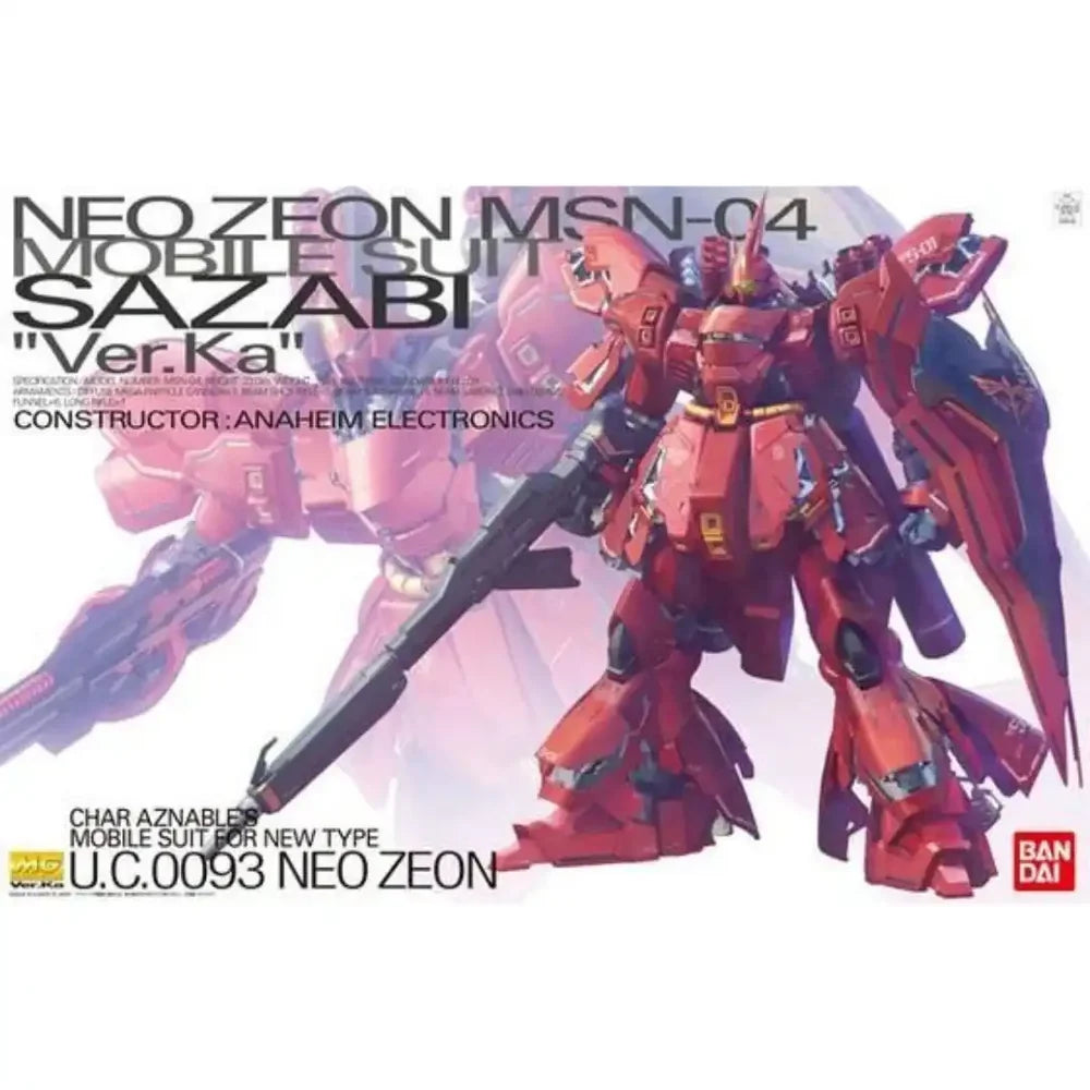 Bandai MG Gundam Neo Zeon MSN-04 Sazabi Version Ka 1/100 Scale Kit
