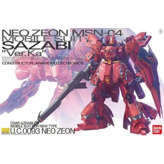 Bandai MG Gundam Neo Zeon MSN-04 Sazabi Version Ka 1/100 Scale Kit