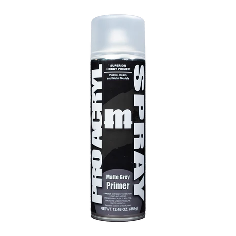 Pro Acryl Matte Grey Primer Spray