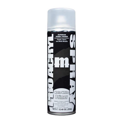 Pro Acryl Matte White Primer Spray