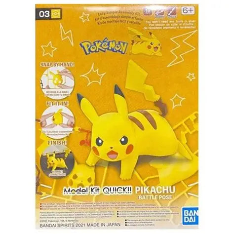 Bandai Pokepla Quick Pikachu (Battle pose) Pokemon