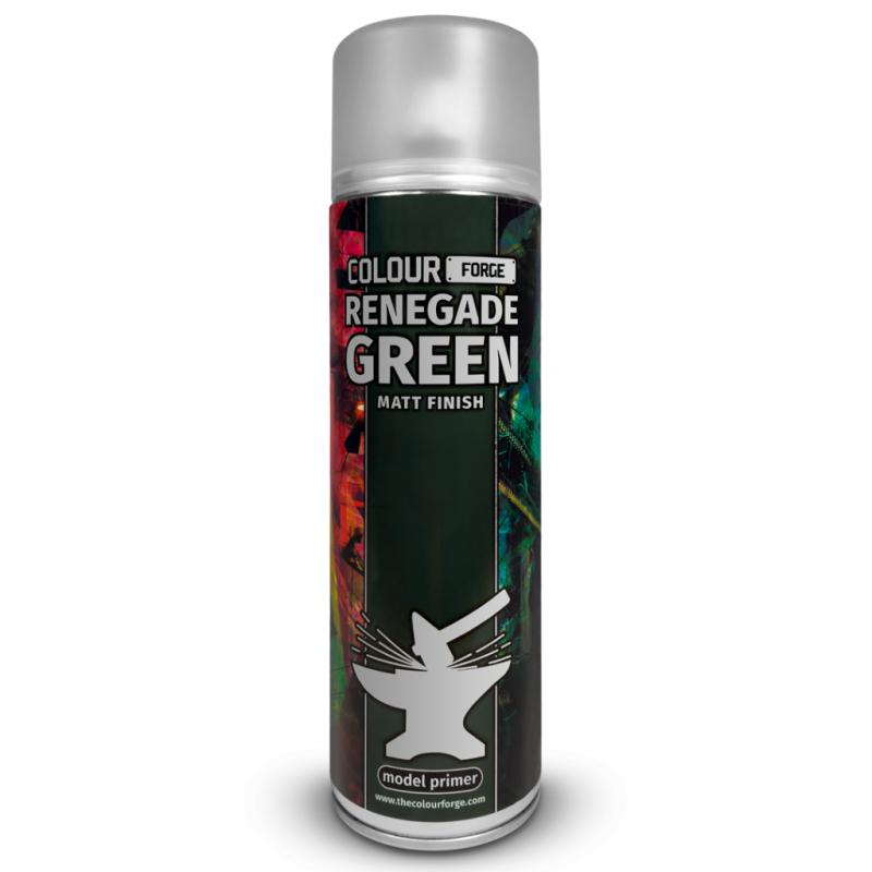 COLOUR FORGE Renegade Green Sprühlack – 500 Ml Dose, Intensive Farbe Für Modelle & DIY