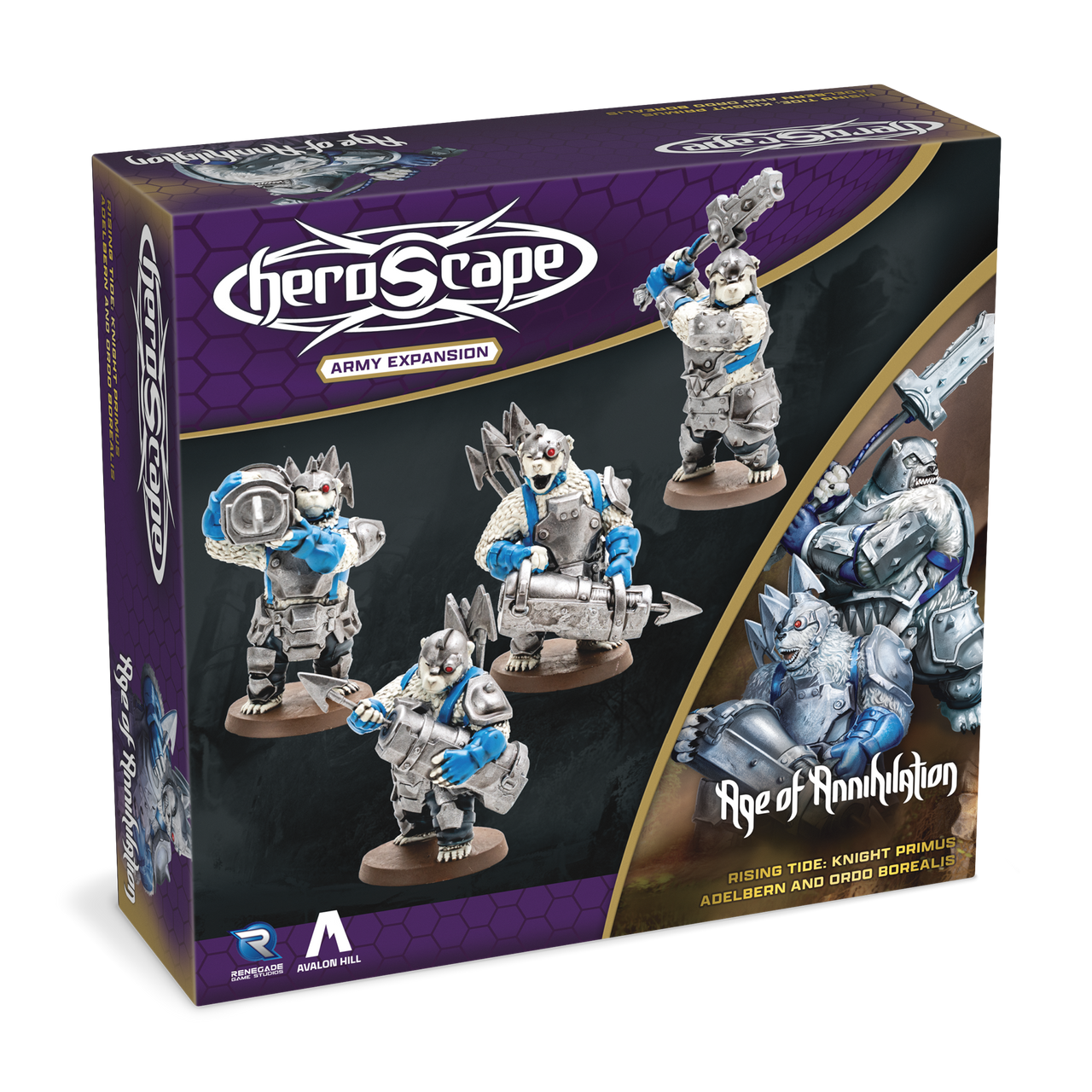 Rising Tide Knight Primus Adelbern & Ordo Borealis Heroscape