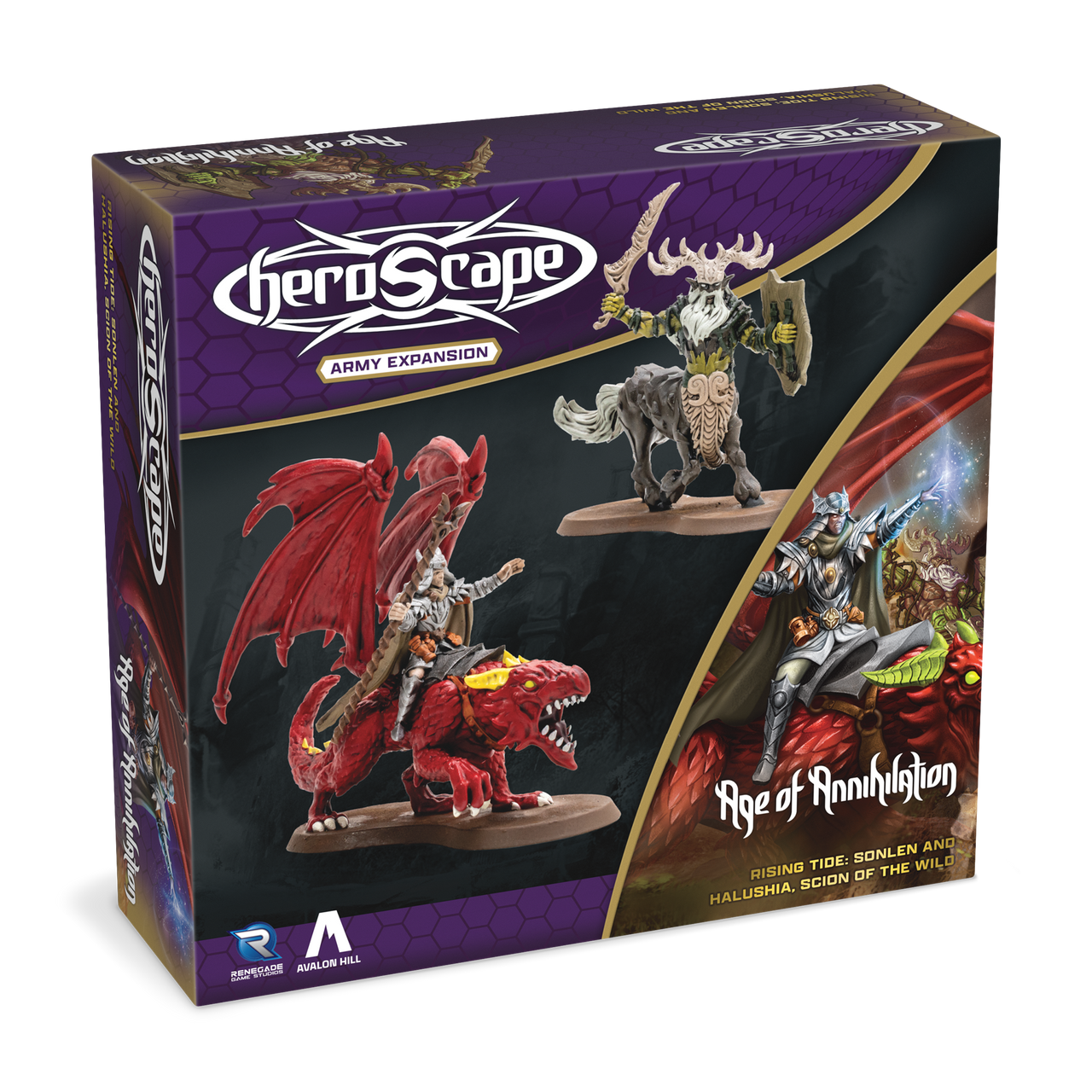 Rising Tide Sonlen & Halushia Scion of the Wild Heroscape