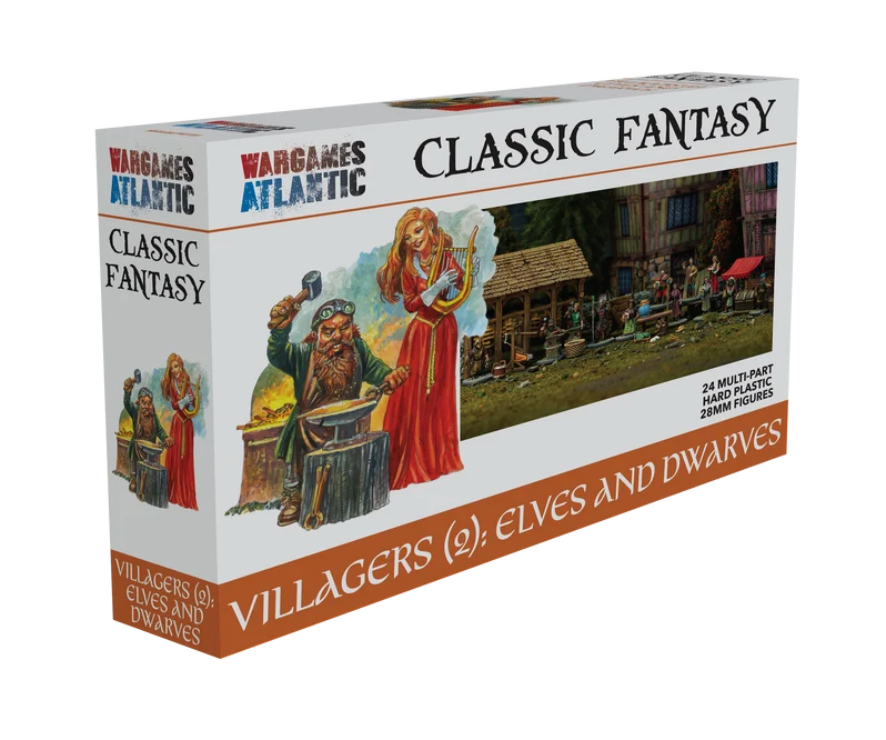 Classic Fantasy-Villagers (2): Elves & Dwarves