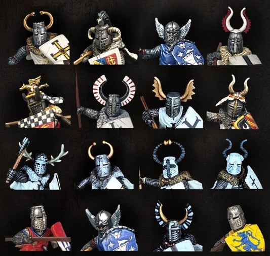 Medieval & Fantasy: Heads, Cloaks, & Shields
