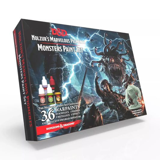 Monsters 36 Paint Set Nolzur's Marvelous Pigments Army Painter D&D