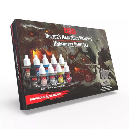 Uderdark 10 Paint Set Nolzur's Marvelous Pigments Army Painter D&D
