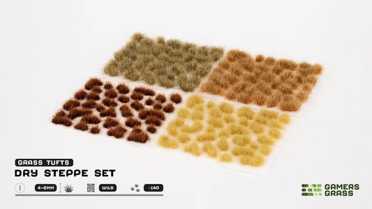 Dry Steppe Tuft Set Gamers Grass Assortment