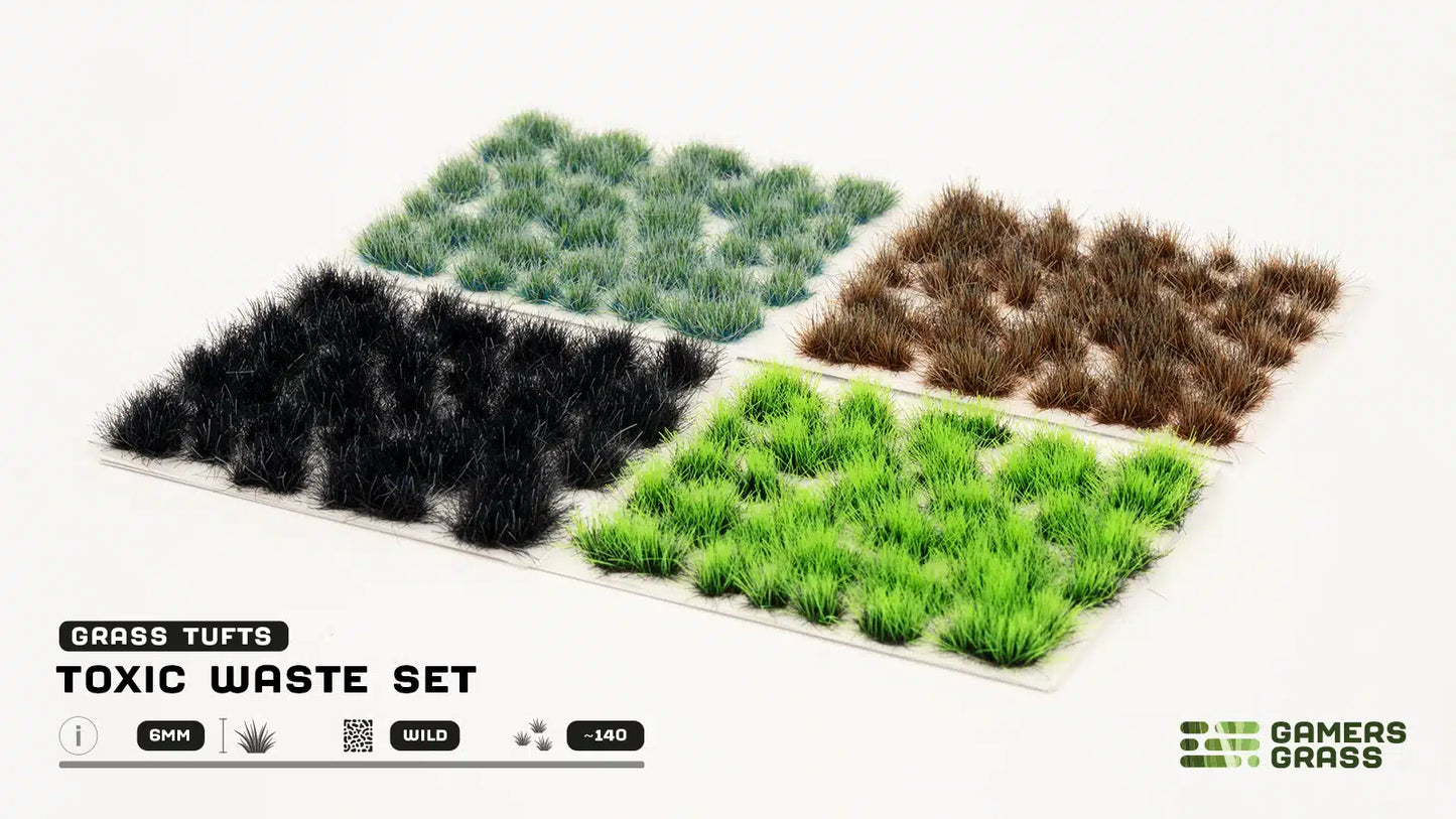 Toxic Waste Tuft Set Gamers Grass Assortment