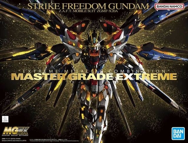 ZGMF-X20A STRIKE FREEDOM GUNDAM, 'GUNDAM SEED DESTINY', BANDAI SPIRITS HOBBY MGEX 1/100